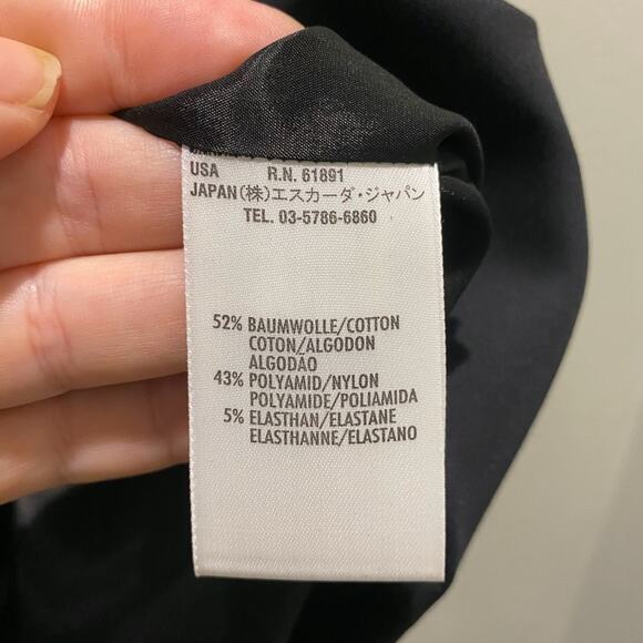 Escada Black Mini Pencil Skirt - Picture 5 of 8